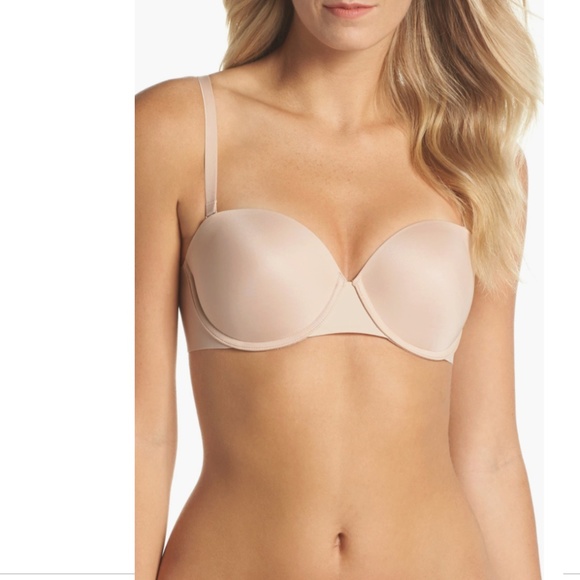 NEW Spanx Up for Anything Strapless Bra Champagne Beige Size 36DD - Picture 1 of 9